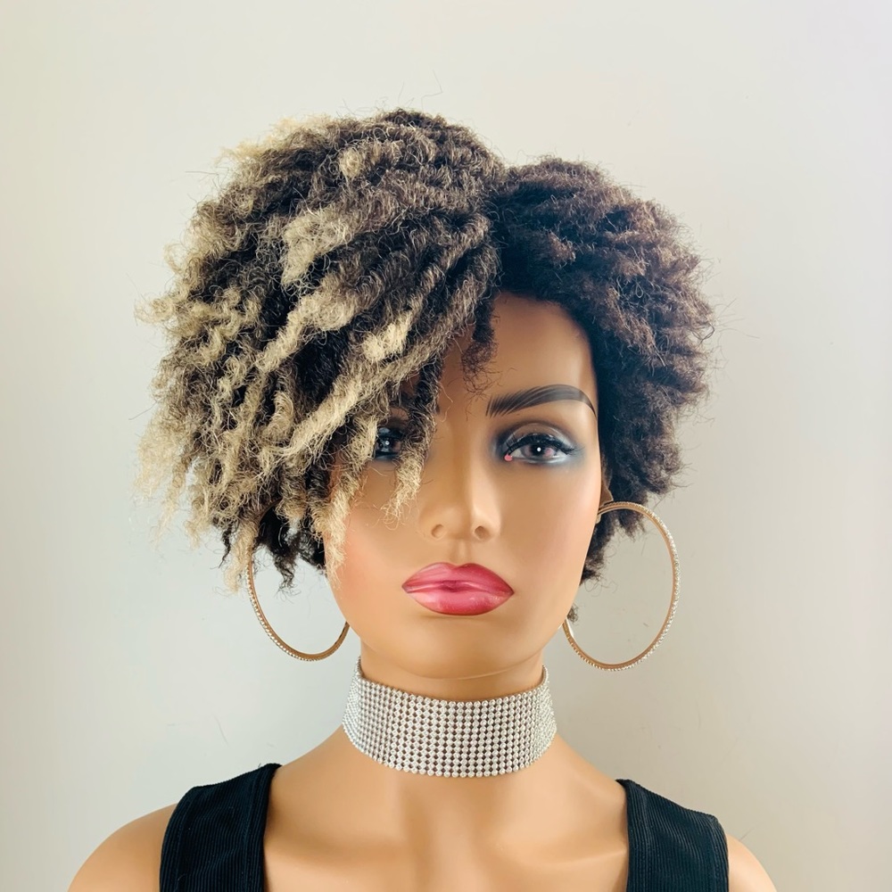 Short Effortless Style Dreadlock Wig for Daily Wear/Festivals/Events 🍃